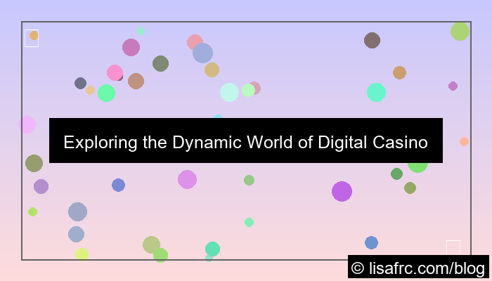 digital casino games