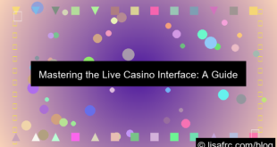 live casino interface