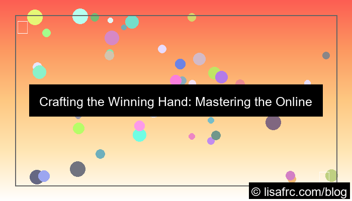 visual poker game interface