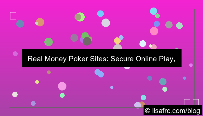 real money poker site