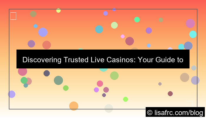 trusted live casino