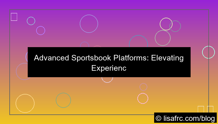 advanced sportsbook platform