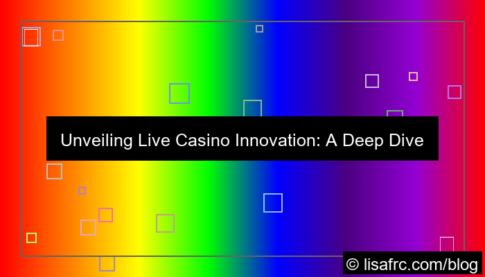 desain live casino innovation