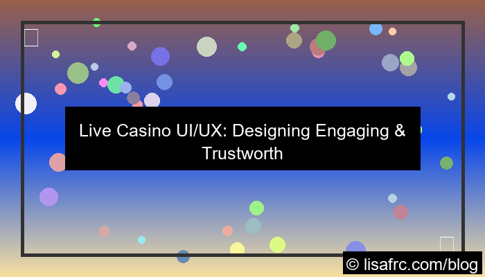 live casino interface design