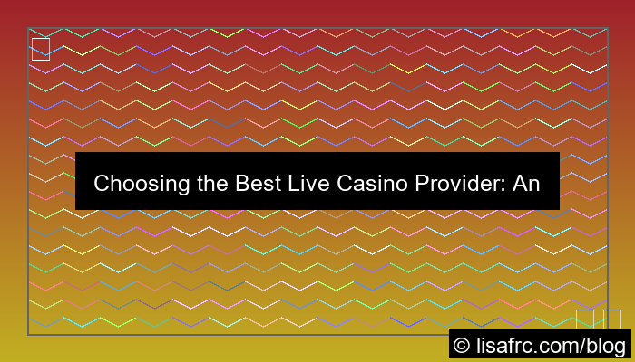 live casino provider