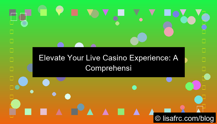 visual live casino user experience