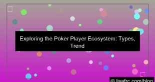 poker player ecosystem