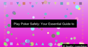 safe poker gaming