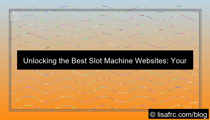 slot machine website