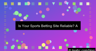 sports betting reliability